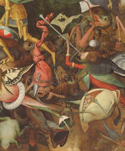 De Val van de Opstandige Engelen, 1562 (detail) door Pieter Bruegel the Elder